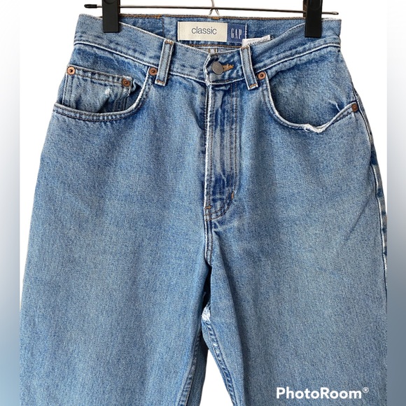 Vintage Gap Classic Fit Mom Jeans High rise Size 8 - Picture 2 of 5